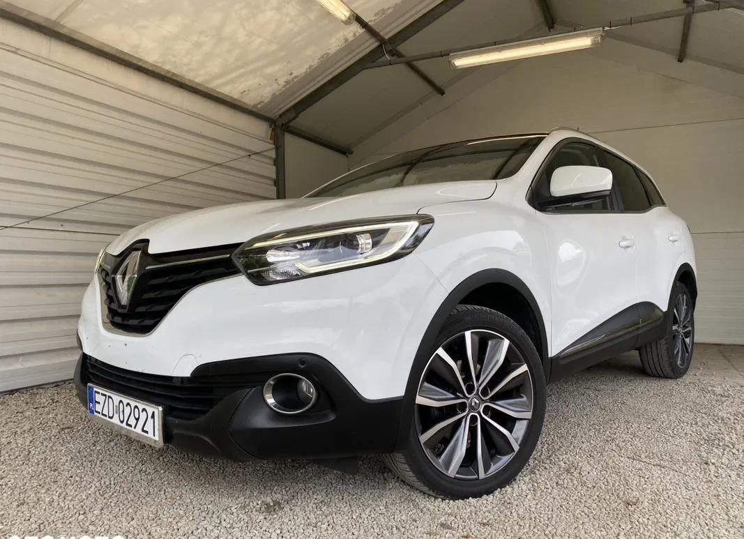 samochody osobowe Renault Kadjar cena 59900 przebieg: 101000, rok produkcji 2016 z Kolbuszowa